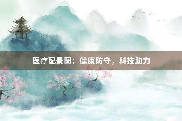 医疗配景图：健康防守，科技助力