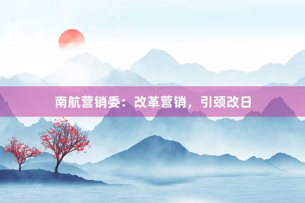 南航营销委：改革营销，引颈改日